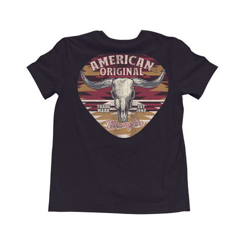 112368628 - Wrangler® Short Sleeve T-Shirt - Regular Fit - Jet Black