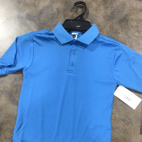 BAW KIDS POLOS DRY FIT SKY BLUE