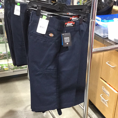 DICKIES WR670DN COOLING ACTIVE WAIST FLAT FRONT SHORTS 13'