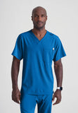 Skechers Men's Structure 1-Pocket V-Neck Scrub Top SK0112/SK0112X