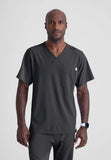 Skechers Men's Structure 1-Pocket V-Neck Scrub Top SK0112/SK0112X