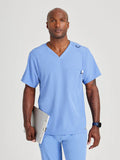 Skechers Men's Structure 1-Pocket V-Neck Scrub Top SK0112/SK0112X