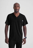 Skechers Men's Structure 1-Pocket V-Neck Scrub Top SK0112/SK0112X
