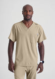 Skechers Men's Structure 1-Pocket V-Neck Scrub Top SK0112/SK0112X