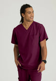 Skechers Men's Structure 1-Pocket V-Neck Scrub Top SK0112/SK0112X
